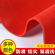 Non-slip mat Bathroom thickened PVC plastic carpet Waterproof bathroom toilet kitchen mat Outdoor non-slip mat