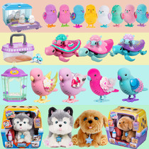 Smart Creative my little pet Girl Toy simulation animal glowing bird puppy surprise hatching chick turtle