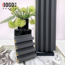 Deguang bamboo wood fiber Great Wall board ecological wood ceiling wall panel background wall solid wood grille Morandi series