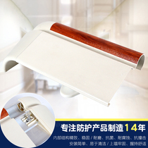Medical corridor elderly hospital passage PVC handrail aluminum alloy respect nursing home staircase railing anti-collision handrail