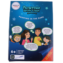 The painted luminous plate of the light