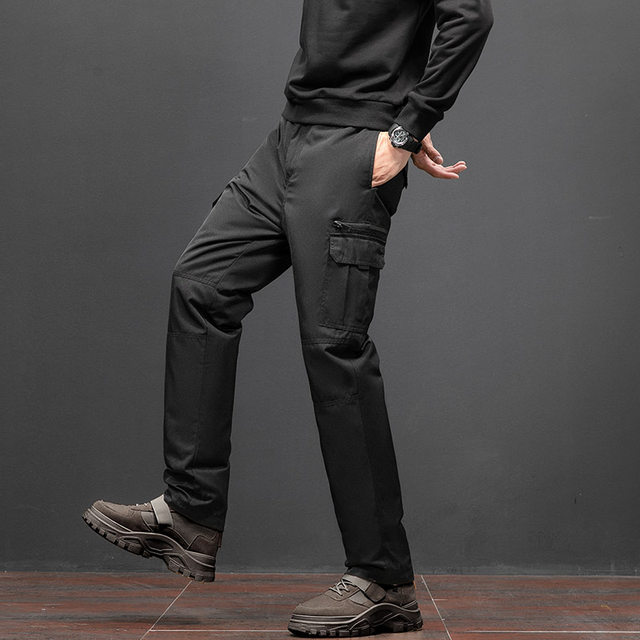 Down pants men's outer wear outdoor sports footwear overalls plus fat and thick winter men's plus size cotton pants down pants Down pants men's outer wear outdoor sports footwear overalls plus fat and thick winter men's plus size cotton pants down pants