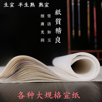 Hand-thickened eight-foot rice paper Large size raw rice paper Zhang two feet six feet eight feet two feet three feet raw rice half-cooked