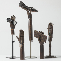 Antique hand model props clothing store bag shoes jewelry window display stand fake hand model
