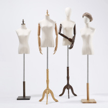 Clothing store model props female bust table Korean women's clothing store display frame window body wedding dress model frame