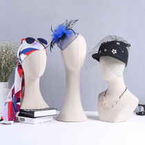 Can insert pin simple head model jewelry shop scarf hat wig display model props fake head display props