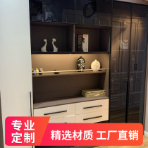 Modern Light Luxury Minimalist Door Panel Korea Imports LG High-end Pet Cloud Stone High Light Skin Sensation Cabinet Wardrobe Tatami