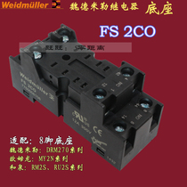 Weidmiller relay base FS 2CO adapted DRM270 Series 2 sets of 8 feet with protective spot