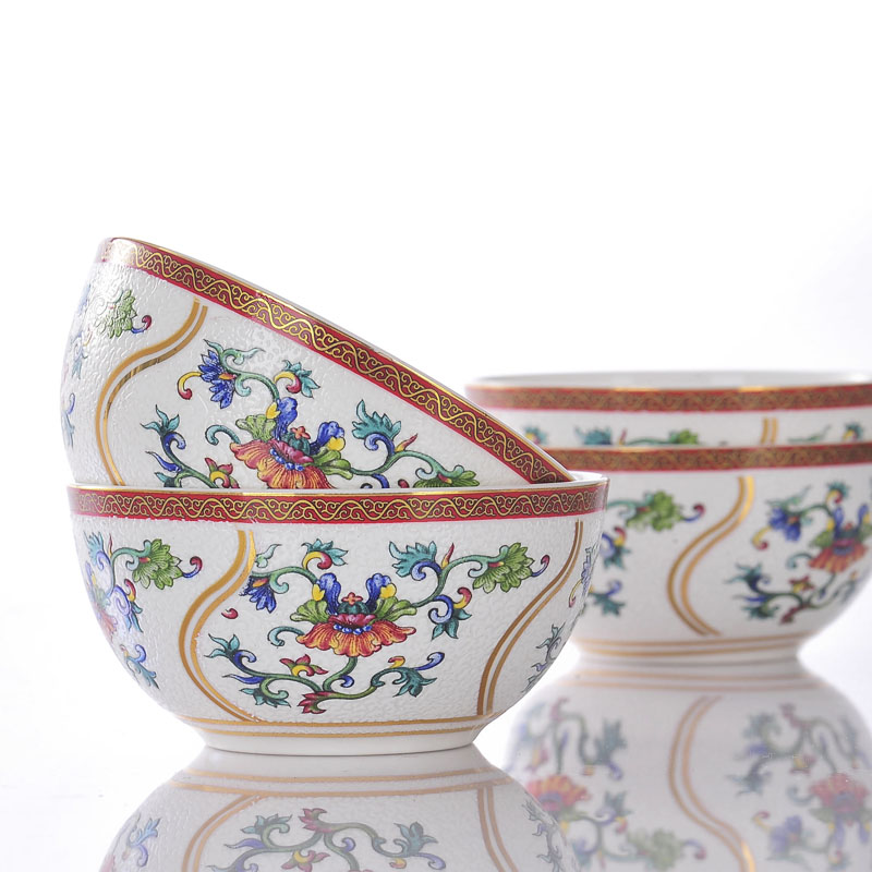 Red xin jingdezhen ceramic ipads bowls bowl suit 4.5 inch rice bowls bowl of bowls of ipads