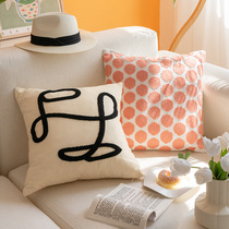 Pink Fashion Comeback Pordot Cuddle with pillow cover-like board room with pillow folk Couch Cushions Waist Pillow Square Pillow