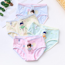 Junior high school students underwear pure cotton hair development period student girl 12-15 years old female big child cartoon girl girl briefs