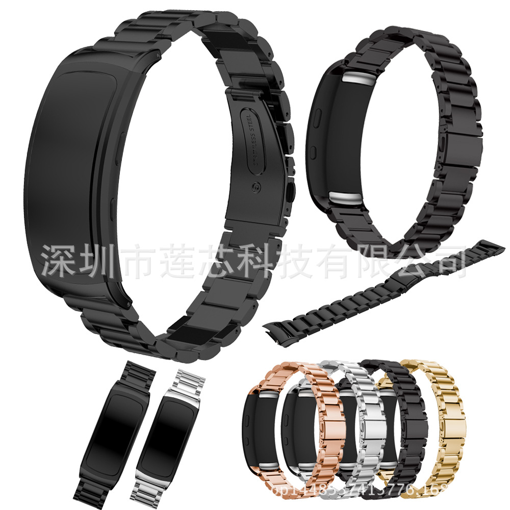 Samsung gear fit2 SM-R360三星不锈钢表带三珠弹弓扣蝴蝶扣钢带在类目 影音电器, 耳机/耳麦中 - 来自Buy2taobao.com提供专业的淘宝代购服务