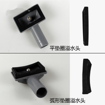 Kitchen sink Oval side square overflow head Round stainless steel sink side overflow port accessories