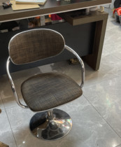 Fashion wrought iron bar chair bar chair bar stool rotating lifting home armchair cashier front desk chair high stool