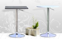 Simple fashion bar table balcony living room reception cocktail table conference table metal plating bracket structure rotation