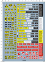 Up to Model General Warning Alert Dangerous ID (Attention) Dedicated Water sticker (63900A5)