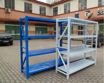 Light shelf Household balcony shelf Floor-to-ceiling thickened multi-layer cargo assembly warehouse Storage display iron shelf