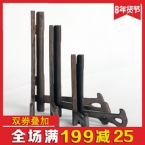 Chicken winged wood tray ornaments bracket solid wood decorative photo frame crafts Puer tea cake shelf plate bracket