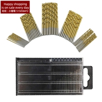 20pcs 50pcs Mini Drill Bit Set HSS Titanium Metal Twist Dril