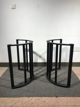 Round table Wrought iron semi-round table leg bracket Table table leg bracket table shelf table frame round table foot custom