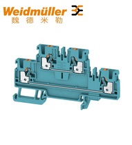 Weidmüller A series straight-through terminal block 2 layers A2T 2 5 BL blue 1547620000