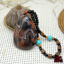 Natural jade rough stone handle pieces for men and women fine gifts wrapped around agate play