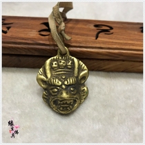 Fate Buddha Beasts first pendant Nepal handmade pure copper made of old Tibetan Pendant Pendant pendant listing Buddha Pearl Accessories