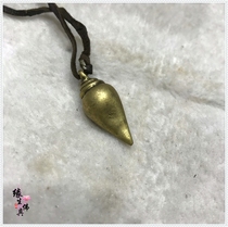 Edge life Buddha with Tibetan Buddhism Tibetan Buddhism Nepali pure copper doing old sea snail solid pendant Buddhist supplies