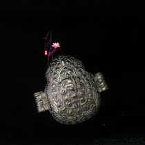 Edge life Buddha Tibetan Buddhist supplies 925 pure silver new cross pestle Tibetan gäu box pendant