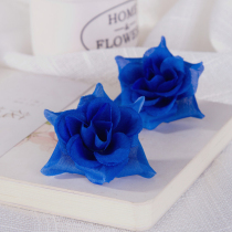 Small horns rose in Korean style Cape Flowers Emulation Rose Flower Head Shadow Building Flowers Wall Wedding Flowers silk flower rings to make flowers
