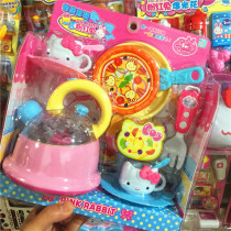 Childrens Home Washing Machine Powder Red Rabbit Fridge Suit Emulation Household Appliances Toys Cashier Girl Presents