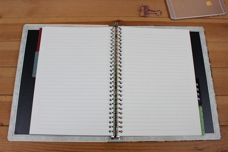 包邮联华魔法书 凡高 花之密语活页本a5 b5硬面记事本活页夹本子