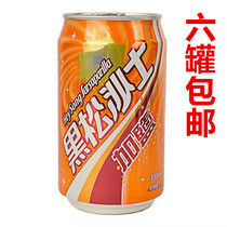 Six cans of Taiwan black pine root beer with salt 330ML new packaging