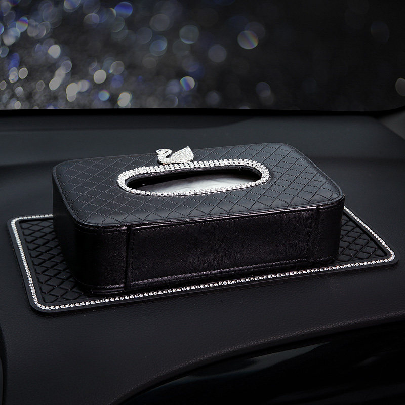 tissue box for car car camellia drawer car seat paper towel drawer car napkin carton interior female