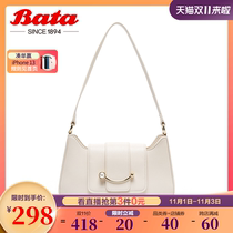 Bata underarm bag female 2021 summer mall with advanced sense shoulder inclined cross small square bag 21B04BX1