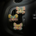 Kim cương bướm xe tinh dầu nước hoa xe điều hòa không khí cửa thoát khí hương liệu clip xe dễ thương ornament nguồn cung cấp Ô tô nội thất Accesseries