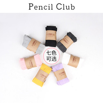 Pencil club childrens clothing 2021 spring and autumn new girls tights childrens leggings socks thick girl with feet tights