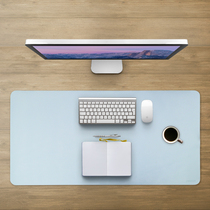 Laptop pad office desktop pad cute female leather oversized trumpet students learn desk pad game mouse pad business male computer keyboard pad padded waterproof