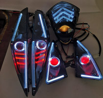 Weiyang ghost fire generation turn signal modified Lamborghini tail light RSZ ghost fire 1 generation Electric Motorcycle LED decorative bulb