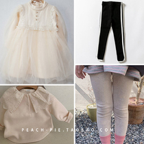 Blemish flush spot Peach pie Korean boy dress plus suede dress with underpants T-shirt 145