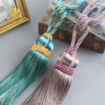 New product modern minimalist floating window small hanging ball delicate candy color children room decoration curtain buckle strap flow Su hanging ears