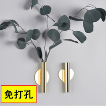 Punch-free flowerwall wall wall wall decoration of vase living room wall decoration creative vase wall wall