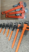 Tianda brand heavy pipe pliers water pipe plate English pipe hinge 250mm 10 inch American pipe wrench