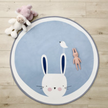Nordic childrens ground mats INS round thickened anti-slip carpet game mat Tent Bed Mantle Carpet