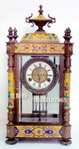 Antique clock copper machinery) Antique clock) Classical mechanical copper seat clock) Old-fashioned winding time clock) Si Ming clock