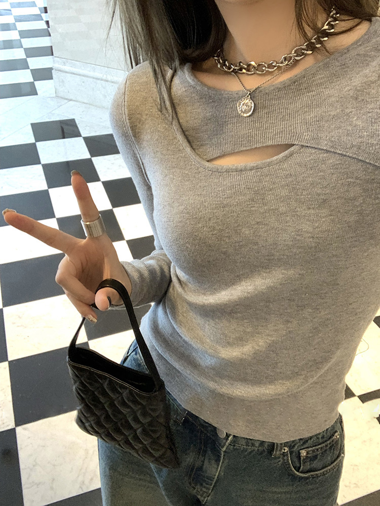 春季辣妹穿搭必备小众设计感镂空内搭介绍