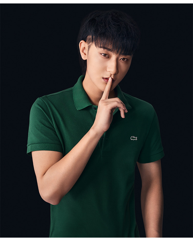 lacoste法国鳄鱼黄子韬同款男装经典polo衫明星同款男|ph7937