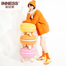 Macaron small stools home Net red sofa stools creative lazy cute fashion Nordic living room dwarf stool
