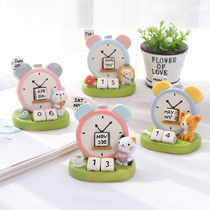 zakka hipster office creative home desktop calendar ornaments living room porch TV cabinet decoration decoration