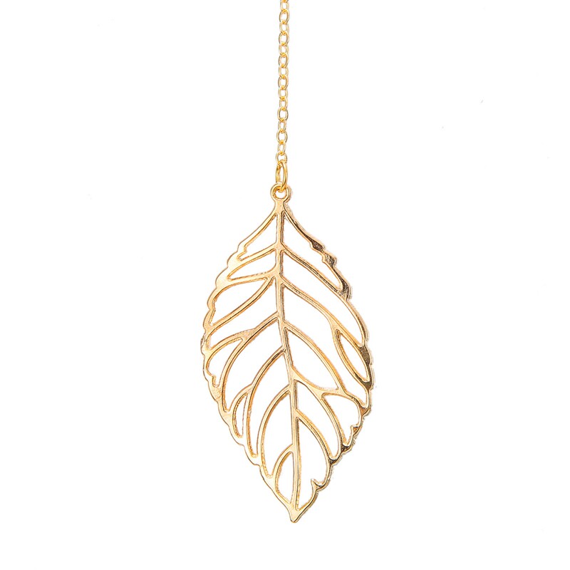 防滑 流行 金属眼镜绳 金色 树叶 吊坠 眼镜链 时尚饰件 网红同款
